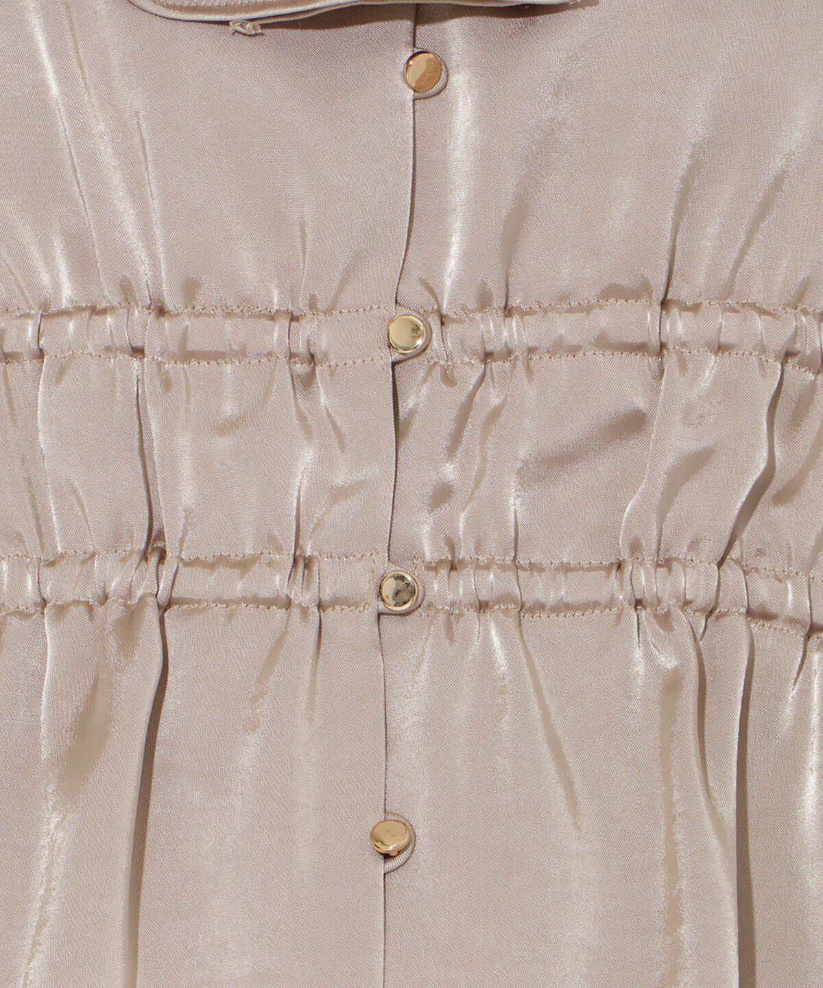 アンドクチュール「ウエストシャーリングブラウス」|シャツ・ブラウス|