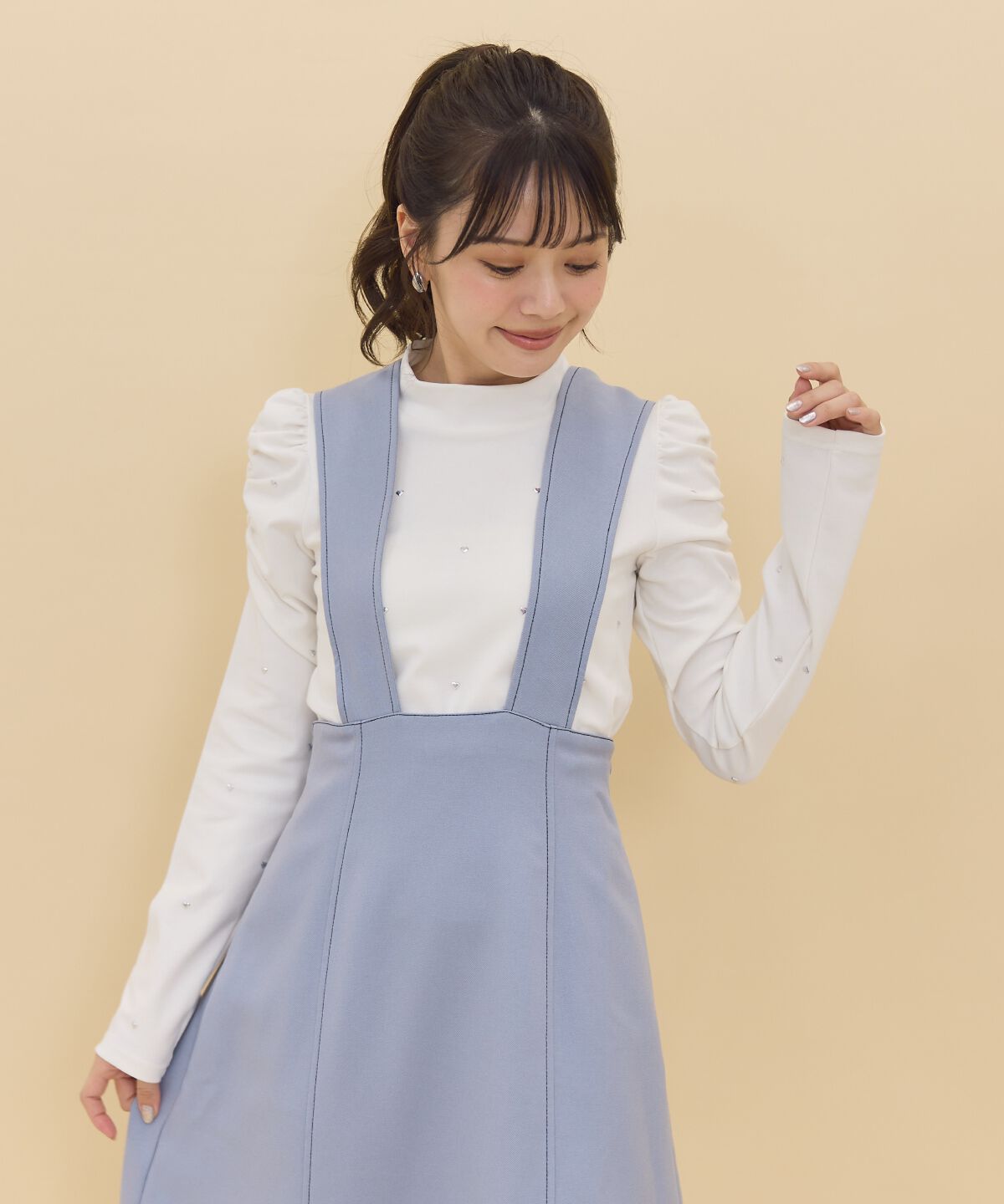 REDYAZEL「2wayレングスウーリッシュジャンパースカート」|ジャンパースカート|