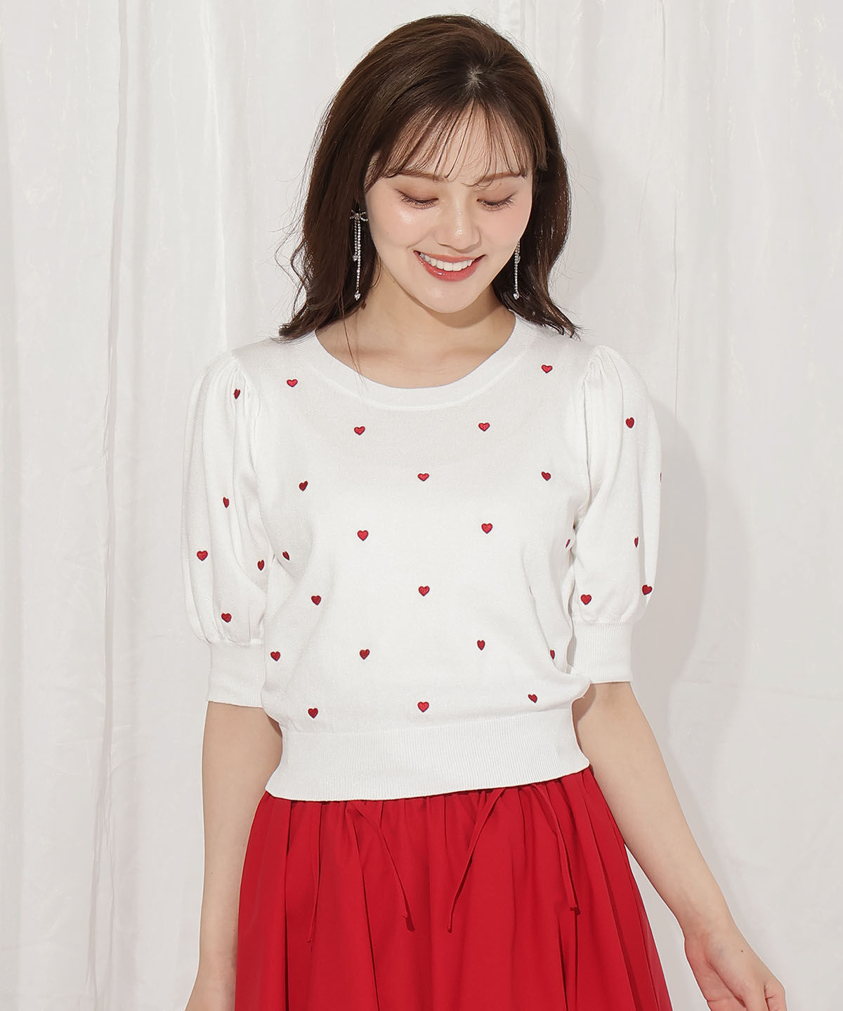 WILLSELECTION「バリエーションニット（ハート）」|ニット・セーター|