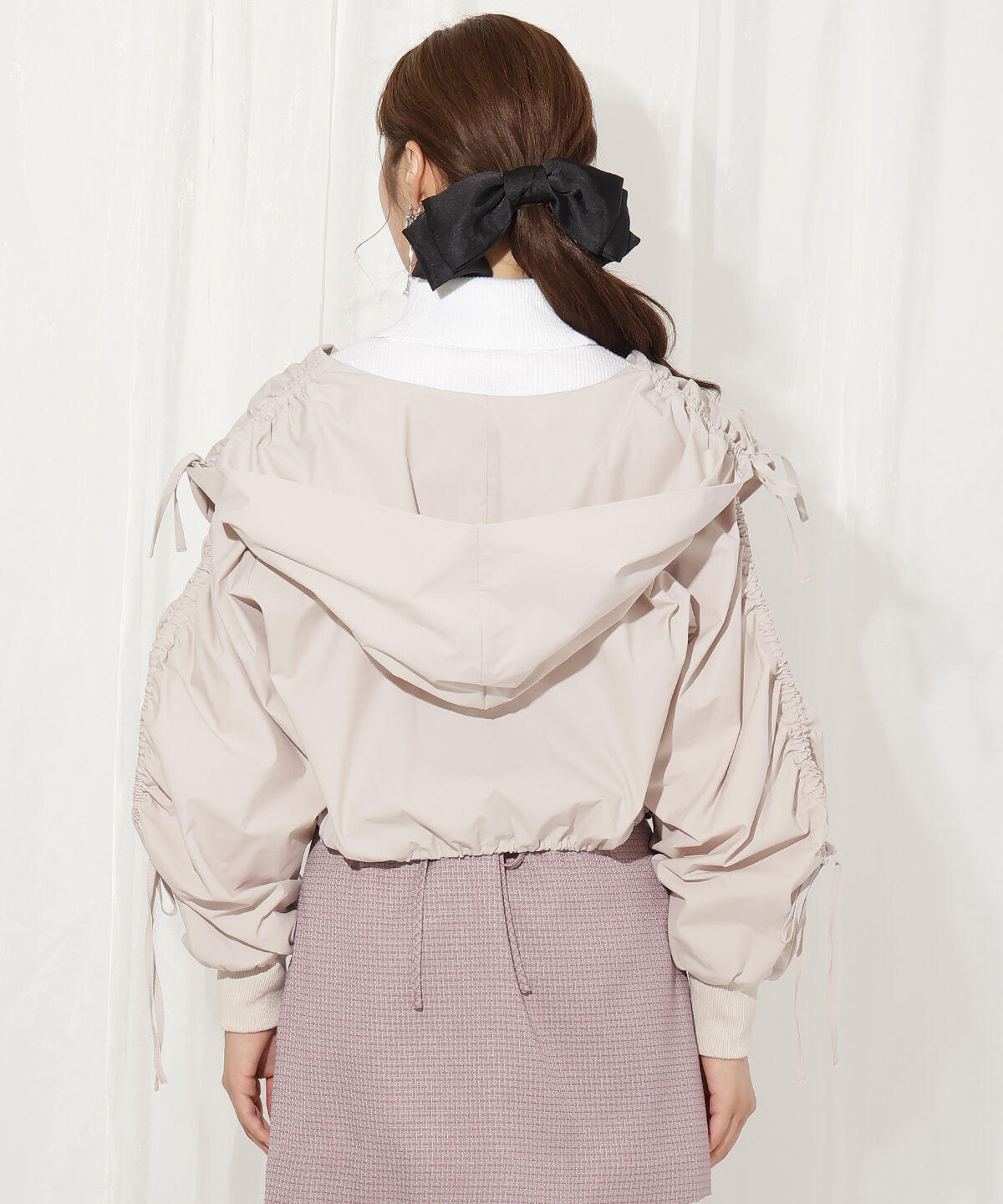 WILLSELECTION「ハートカラーギャザーブルゾン」|ブルゾン・スタジャン|