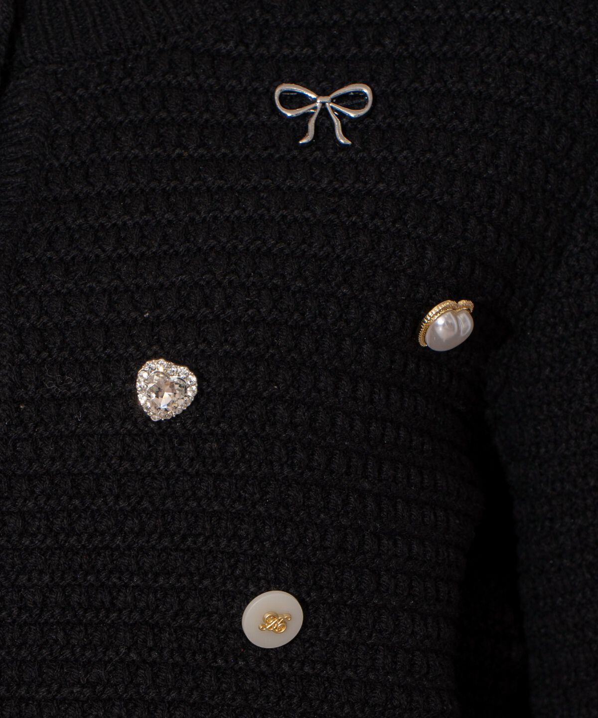 WILLSELECTION「シャイニービジューカーディガン」|カーディガン|