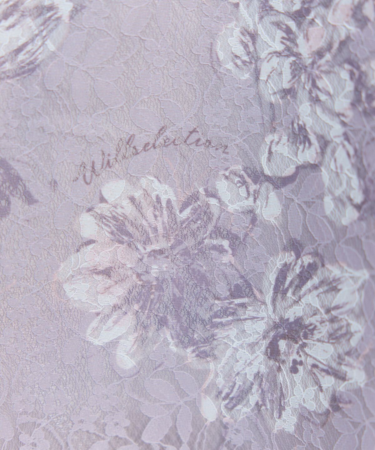 WILLSELECTION「ニュアンスフラワーレースプリントフレアスカート」|フレア|