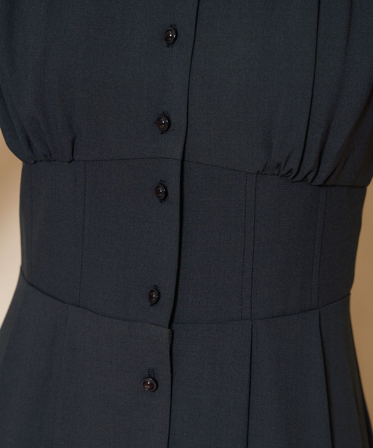 WILLSELECTION「リボンタイコルセットシャツワンピース」|ワンピース|