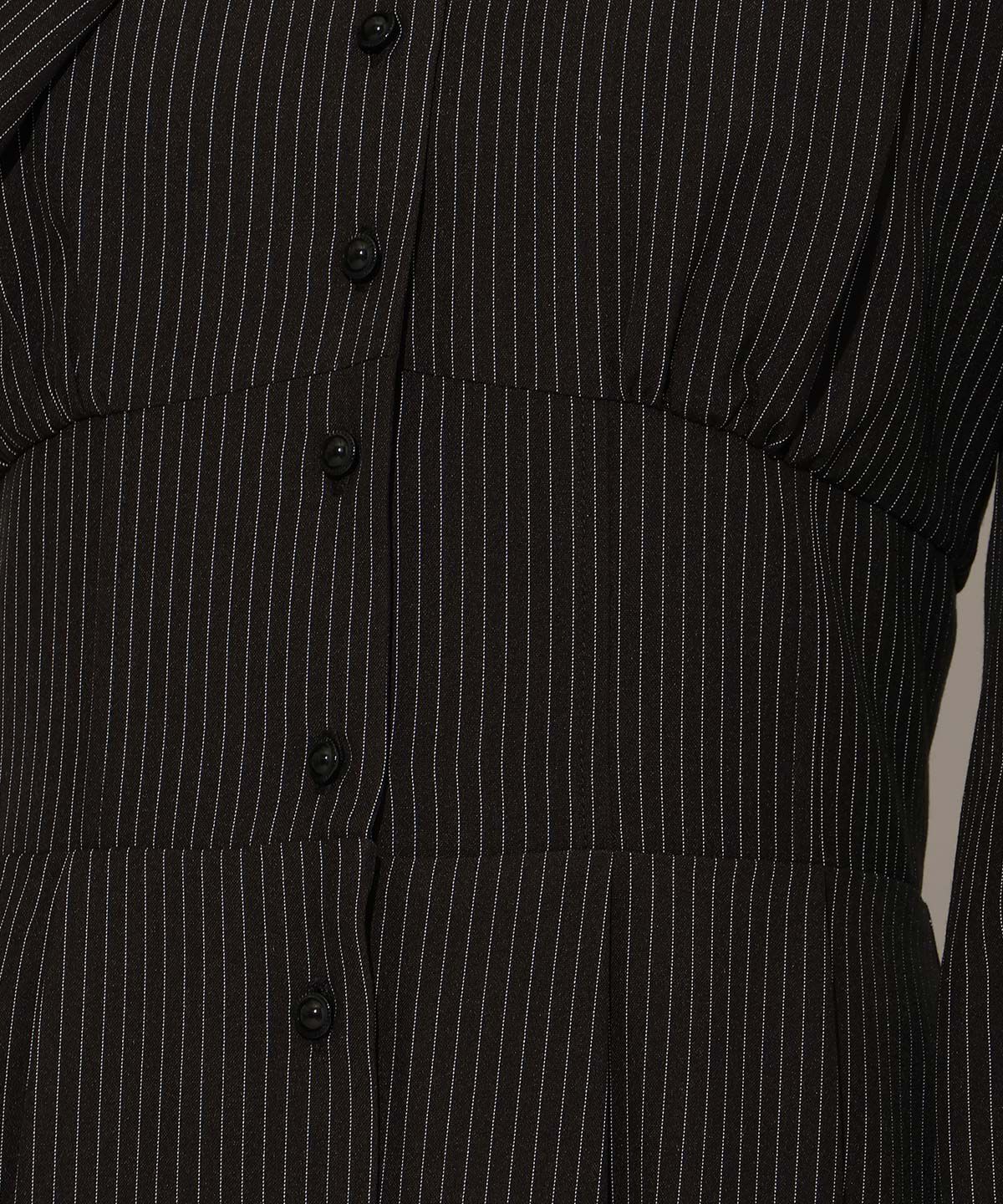 WILLSELECTION「リボンタイコルセットシャツワンピース」|ワンピース|