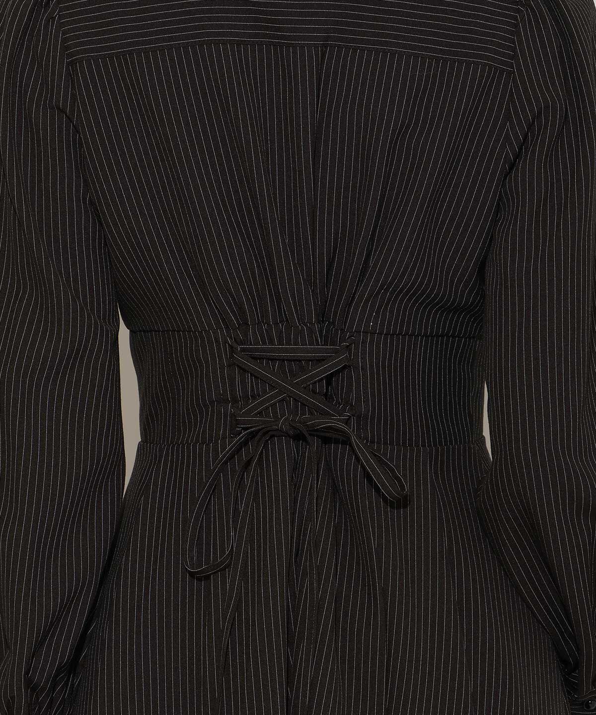 WILLSELECTION「リボンタイコルセットシャツワンピース」|ワンピース|