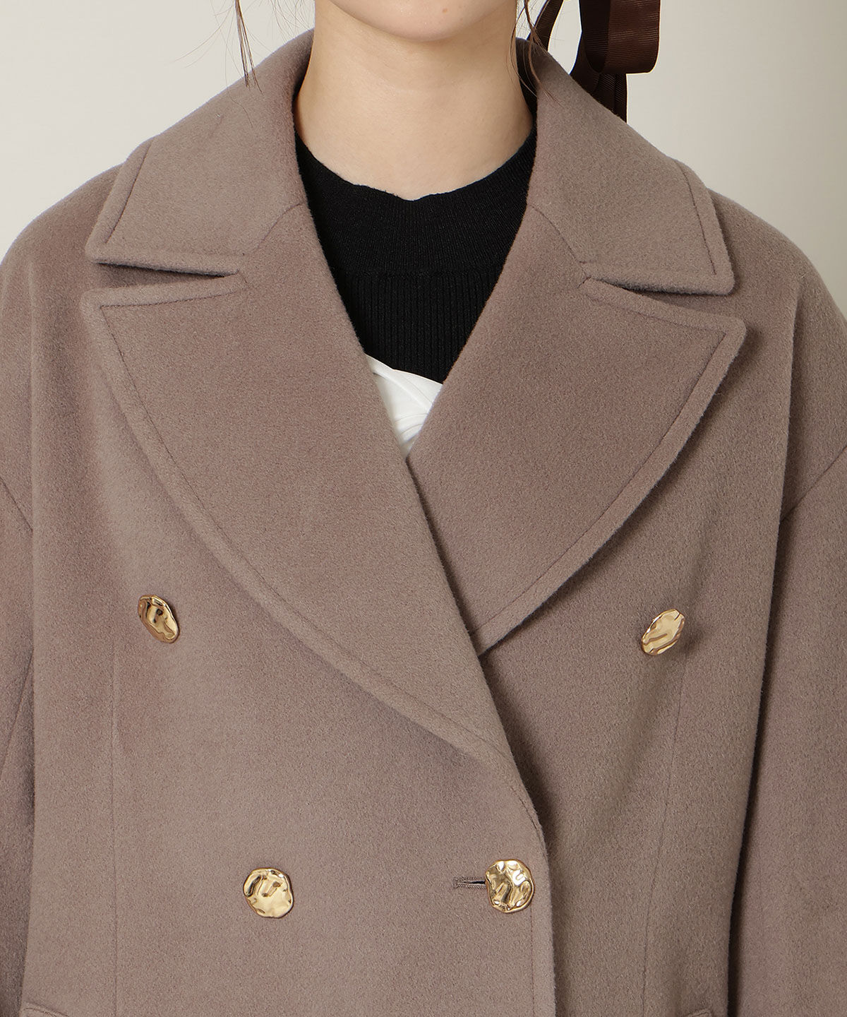 WILLSELECTION「ゴールドボタンミドル丈Ｐコート」|その他|