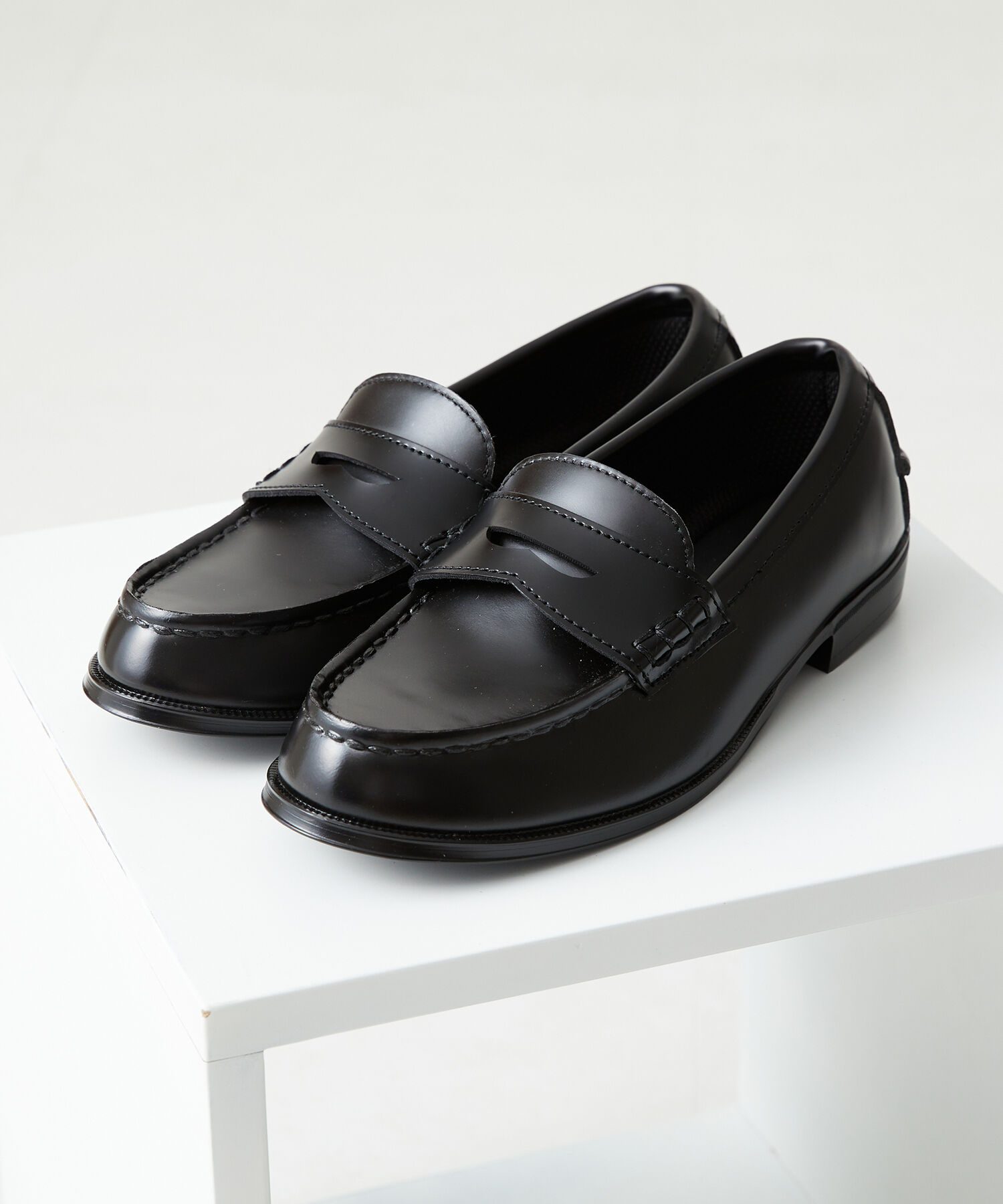 ORiental TRaffic「【防水】 レインローファー /R-1020 レインシューズ ローファー  晴雨兼用 通学 通勤」|パンプス|