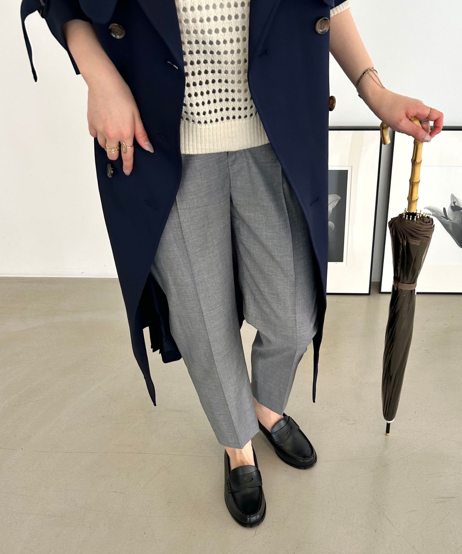 ORiental TRaffic「【防水】 レインローファー /R-1020 レインシューズ ローファー  晴雨兼用 通学 通勤」|パンプス|