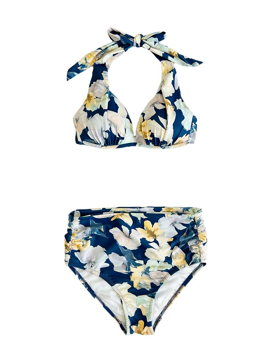 PEAK&PINE「【新作】スプリングフラワーサッシュホルタービキニ」|ビキニ|