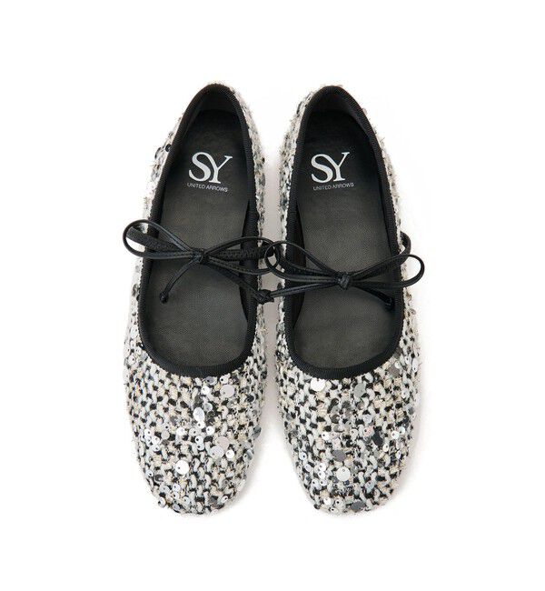 SY UNITED ARROWS「＜SY＞スパンコールバレエ フラット10●&uarr;」|バレエシューズ|その他4