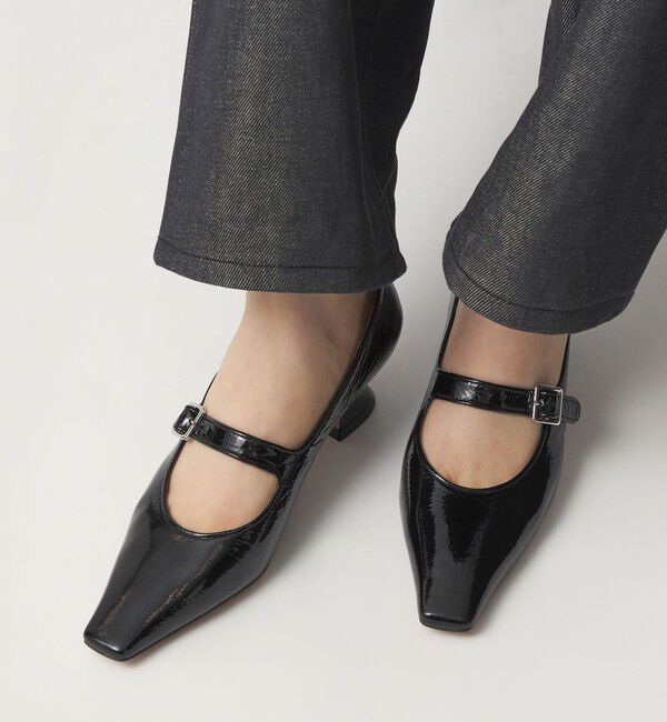 ODETTE E ODILE「スクエアソフトワンベルト パンプス45&darr;&uarr;」|パンプス|