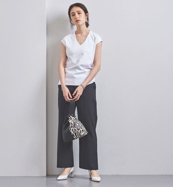 UNITED ARROWS「UBCB C DOUBLE Vネック Tシャツ 2」|Tシャツ・カットソー|