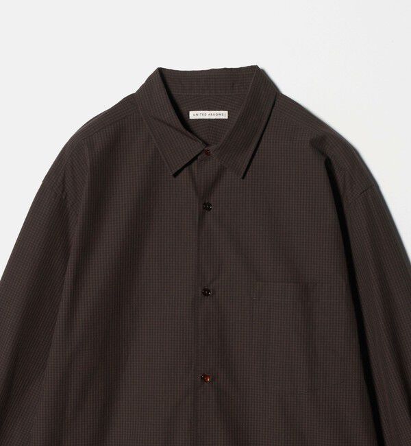 UNITED ARROWS「カリビアーナミルズ ポプリン レギュラーカラーシャツ」|シャツ・ブラウス|