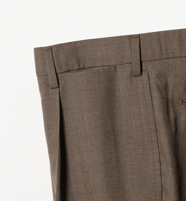 UNITED ARROWS「トロピカル クリース テーパード 1プリーツ スラックス」|チノ|