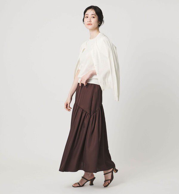 UNITED ARROWS「18G クルーネック ニットカーディガン ‐ウォッシャブル‐」|カーディガン|