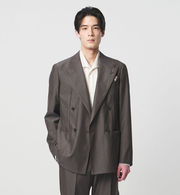 UNITED ARROWS「SOKTAS カラーストライプ オープンカラーシャツ」|シャツ・ブラウス|