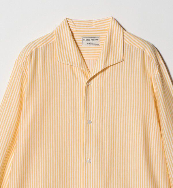 UNITED ARROWS「SOKTAS カラーストライプ オープンカラーシャツ」|シャツ・ブラウス|