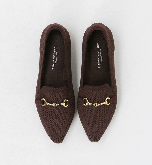 UNITED ARROWS green label relaxing「ウェルネス ニット ローファー 撥水・ウォッシャブル」|パンプス|