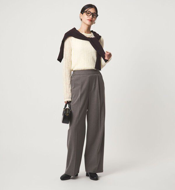 UNITED ARROWS green label relaxing「【WEB限定】＜at ease＞レース プルオーバー カットソー」|Tシャツ・カットソー|