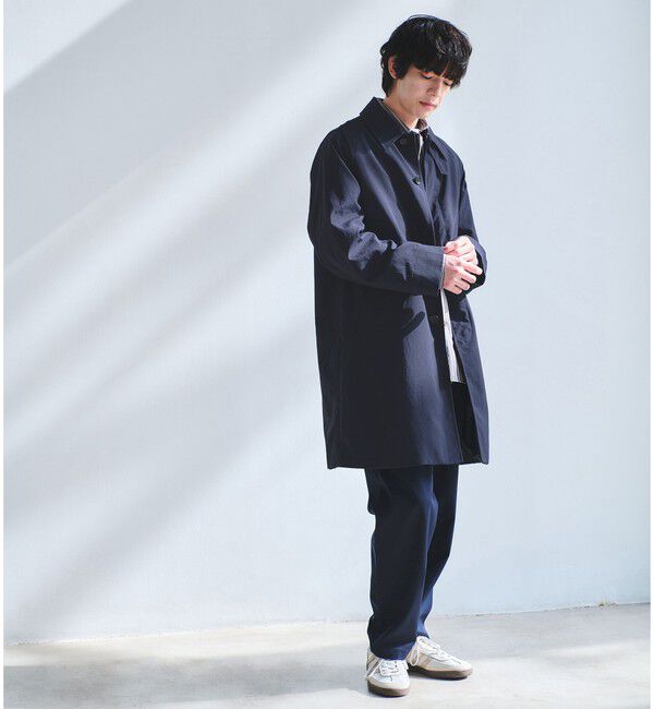 UNITED ARROWS green label relaxing「ナイロンオックス ステンカラーコート ‐撥水‐」|ステンカラーコート|