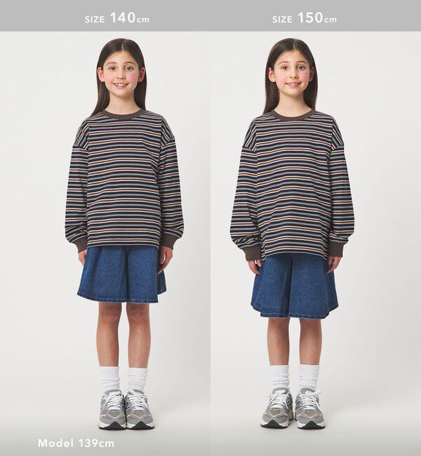 UNITED ARROWS green label relaxing「マルチボーダー Tシャツ / キッズ  100cm-160cm」|Tシャツ・カットソー|