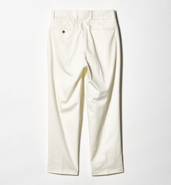UNITED ARROWS green label relaxing「コットン ポリウレタン 1アウトプリーツ チノパンツ スラックス」|スラックス|