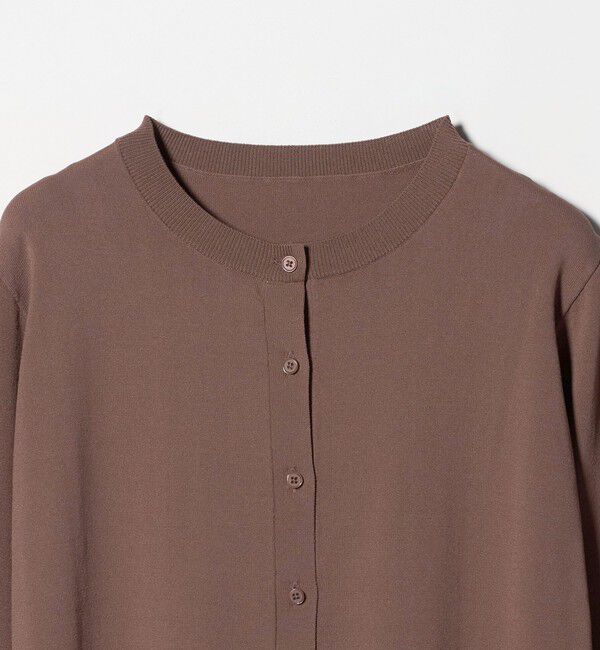 UNITED ARROWS green label relaxing「裾レース ドッキング ニット カーディガン」|カーディガン|