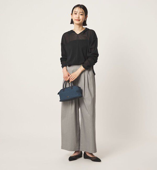 UNITED ARROWS green label relaxing「シアー フーディー プルオーバー カットソー」|Tシャツ・カットソー|