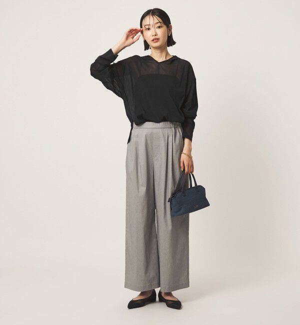 UNITED ARROWS green label relaxing「シアー フーディー プルオーバー カットソー」|Tシャツ・カットソー|