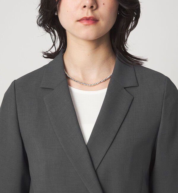 UNITED ARROWS green label relaxing「エアシカル ハーフスリーブ ジャケット  マシンウォッシャブル 接触冷感 通気性」|テーラードジャケット|