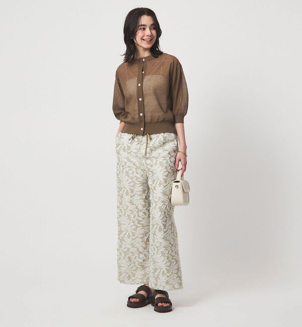 UNITED ARROWS green label relaxing「シアー カーディガン ニット ウォッシャブル」|カーディガン|