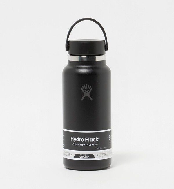 UNITED ARROWS green label relaxing「 【WEB限定】＜Hydro Flask＞ハイドレーション 32オンス ワイドマウス ボトル」|食器・キッチングッズ|BLACK