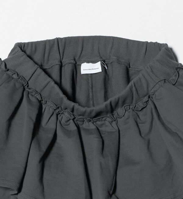 UNITED ARROWS green label relaxing「ミニ裏毛 フリル キュロット（ダークグレー）140cm-160cm」|その他|