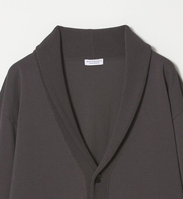 BEAUTY&YOUTH UNITED ARROWS「【WEB限定 WARDROBE SMART】KOUKIN ショールカラー カーディガン【抗菌・防臭】」|カーディガン|