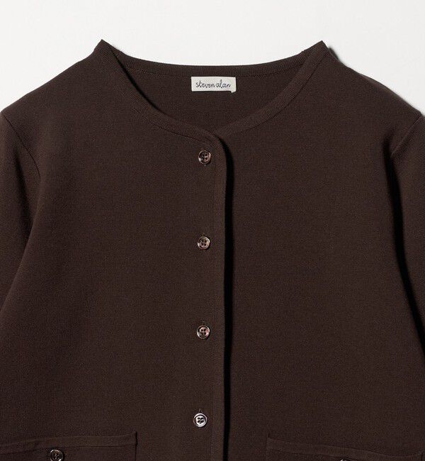 STEVEN ALAN「＜Steven Alan＞ミラノリブ ショートカーディガン」|カーディガン|