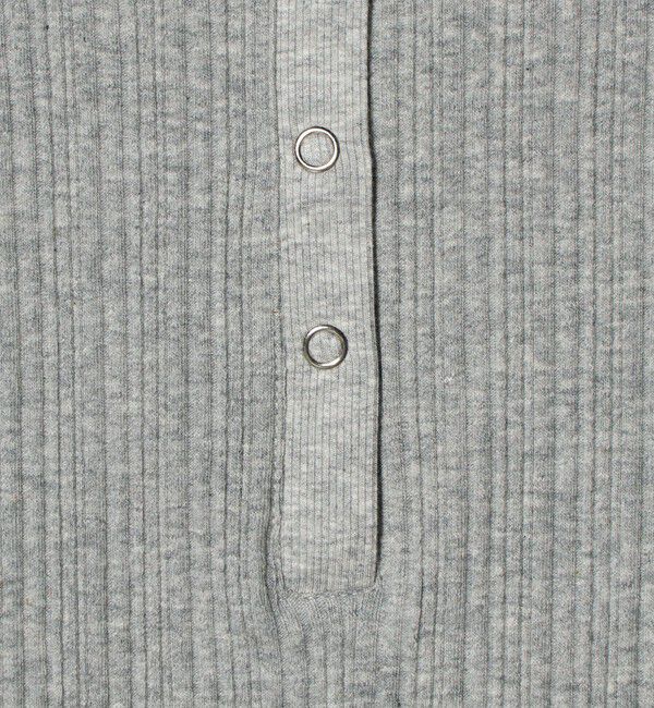 BEAUTY&YOUTH UNITED ARROWS「【WEB限定】ランダムリブ ヘンリーネック スナッププルオーバー」|Tシャツ・カットソー|