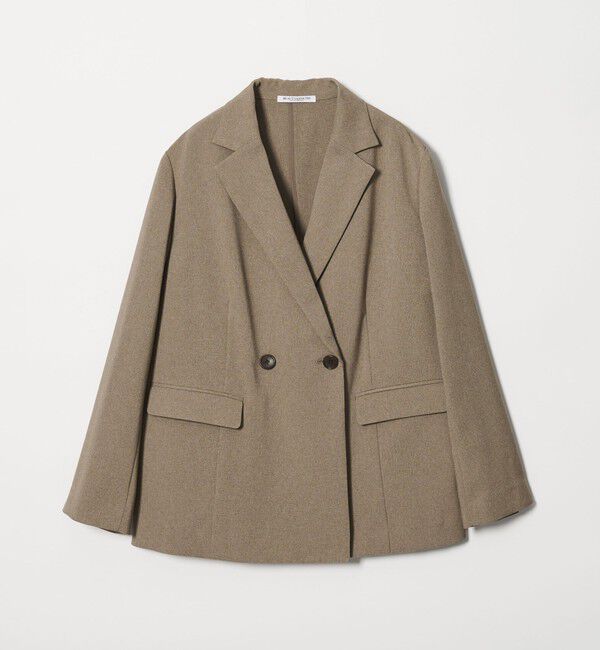 BEAUTY&YOUTH UNITED ARROWS「【WEB限定 Wardrobe DAILY MINIMAL】メランジ ダブルジャケット ウォッシャブル」|テーラードジャケット|