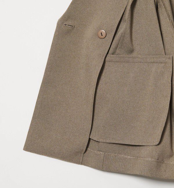 BEAUTY&YOUTH UNITED ARROWS「【WEB限定 Wardrobe DAILY MINIMAL】メランジ ダブルジャケット ウォッシャブル」|テーラードジャケット|