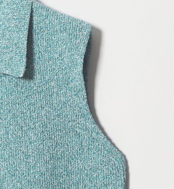 STEVEN ALAN「＜Steven Alan＞ブークレヤーン ポロカラー ニット ベスト」|ベスト・ジレ|