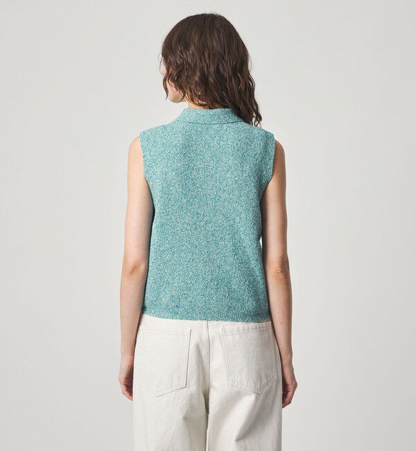 STEVEN ALAN「＜Steven Alan＞ブークレヤーン ポロカラー ニット ベスト」|ベスト・ジレ|