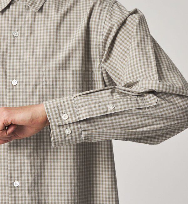 STEVEN ALAN「＜Steven Alan＞ 60 コンパクトヤーン チェック レギュラーカラー シャツ NARROW」|シャツ・ブラウス|