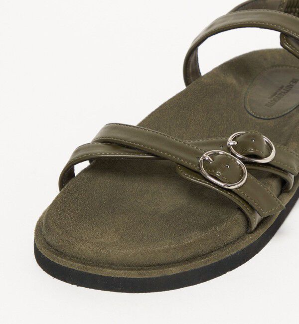 BEAUTY&YOUTH UNITED ARROWS「ダブルクロス ベルト バックストラップ サンダル」|サンダル|