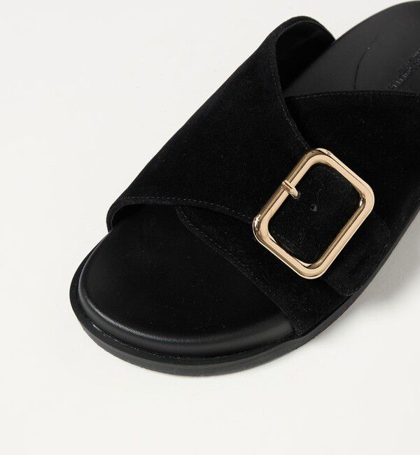 BEAUTY&YOUTH UNITED ARROWS「スエードライク ビッグバックル スライダー サンダル」|サンダル|