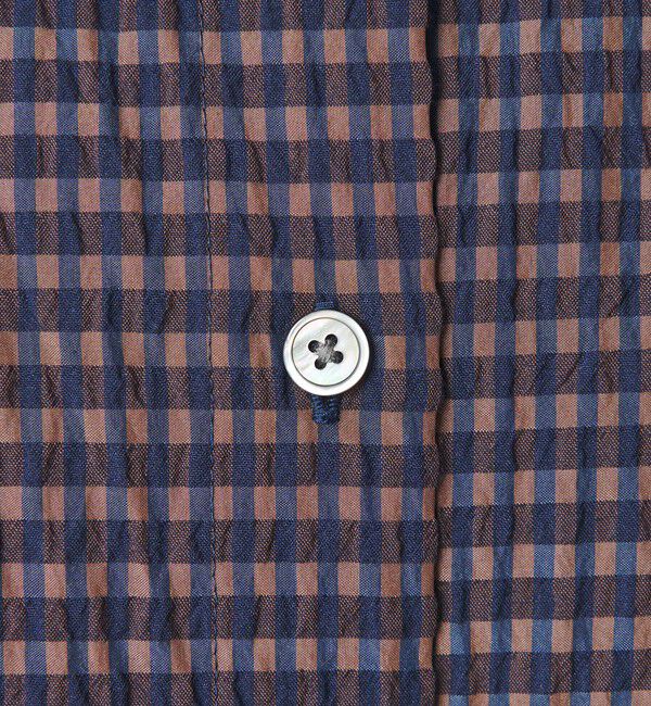 BEAUTY&YOUTH UNITED ARROWS「チェック ドローストリング シャツ ウォッシャブル」|シャツ・ブラウス|