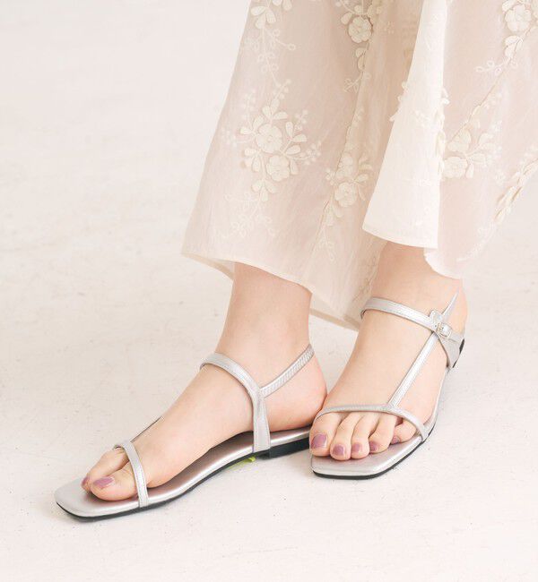 BEAUTY&YOUTH UNITED ARROWS「スマート ヘンケイ Tストラップ サンダル」|サンダル|