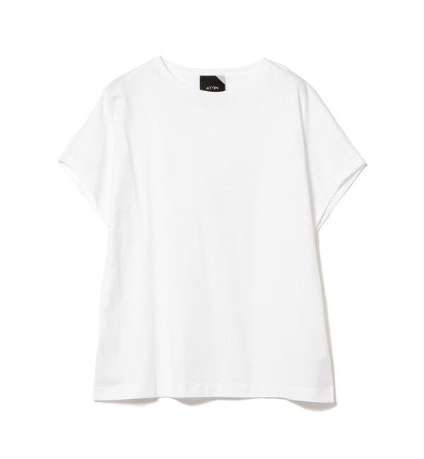 Demi-Luxe BEAMS 「ATON / スビンコットン キャップスリーブ Tシャツ」|Tシャツ・カットソー|