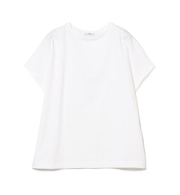 Demi-Luxe BEAMS 「ATON / スビンコットン キャップスリーブ Tシャツ」|Tシャツ・カットソー|