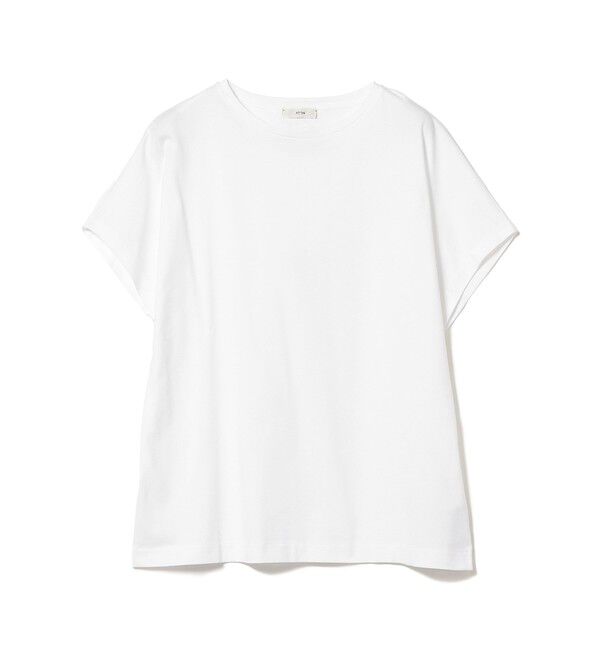 Demi-Luxe BEAMS 「ATON / スビンコットン キャップスリーブ Tシャツ」|Tシャツ・カットソー|