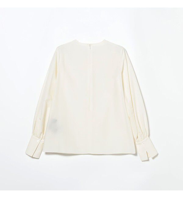 Demi-Luxe BEAMS 「AK+1 / シルクコットン ブラウス」|シャツ・ブラウス|