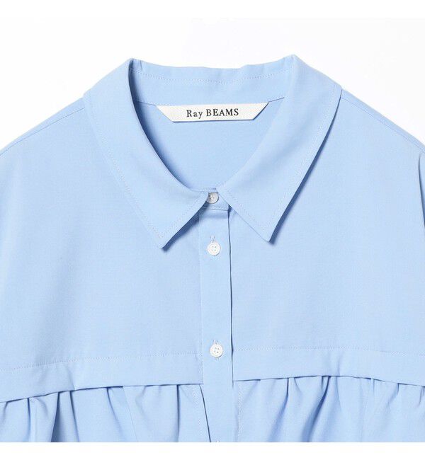 Ray BEAMS 「ティアードクロップド シャツ」|シャツ・ブラウス|